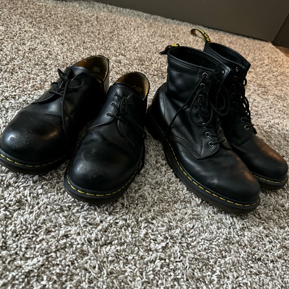 2 pairs of Dr. Martens.